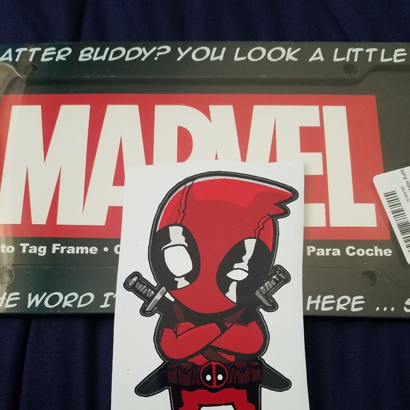 Other - Deadpool License Plate Cover